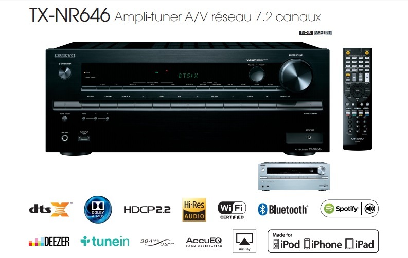 test de l'ampli onkyo nr646