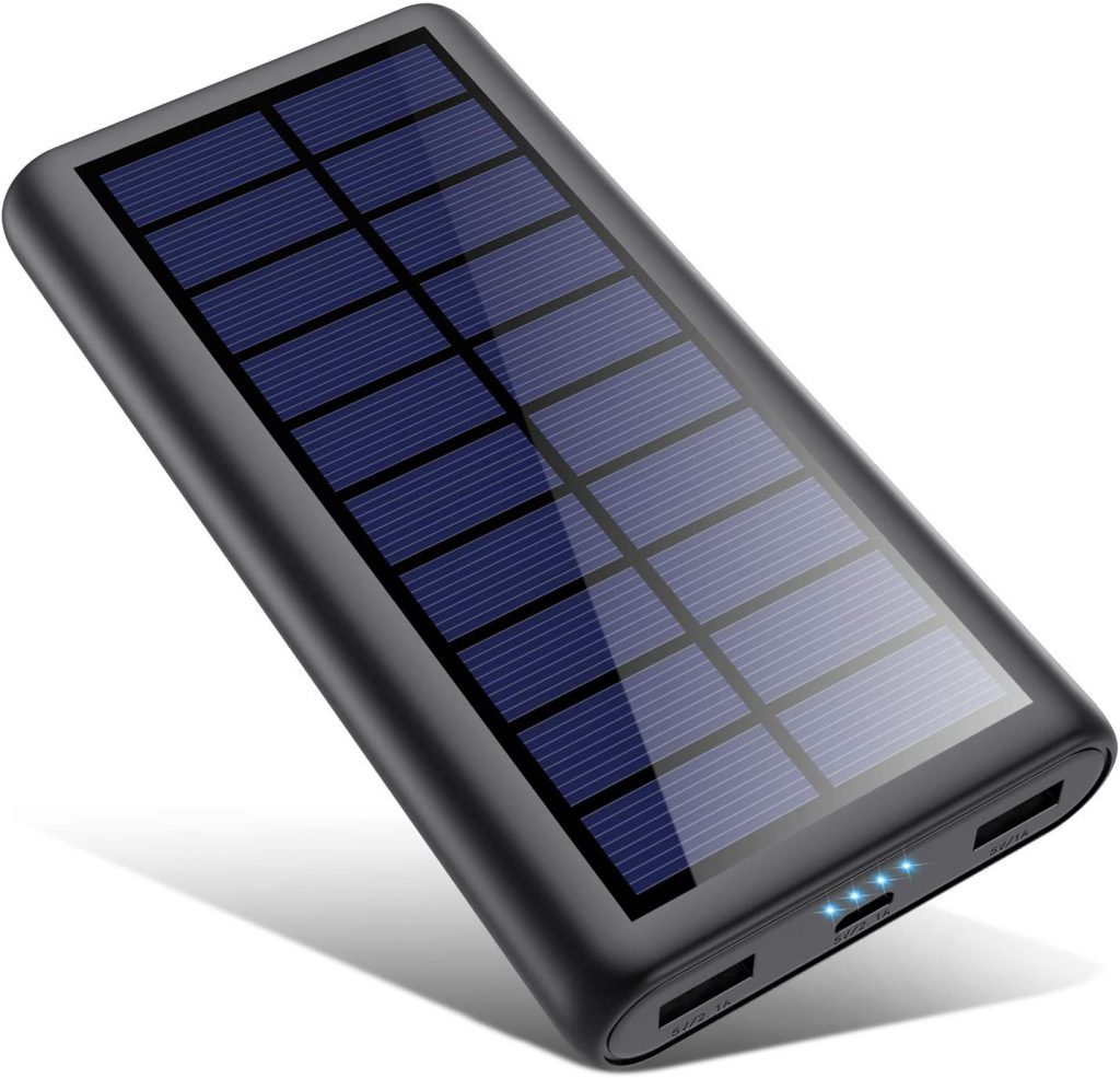 HETP Batterie Externe Chargeur Solaire 26800mah