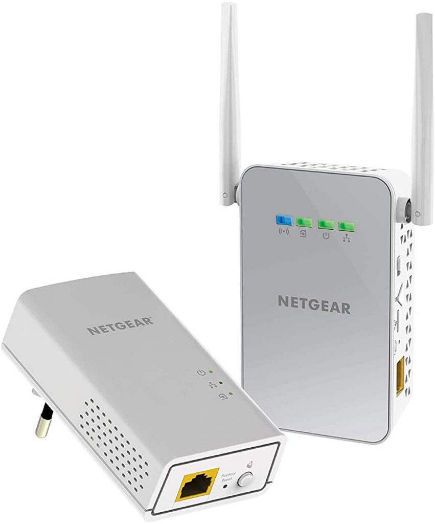 La prise CPL filaire et WIFI NETGEAR PLW1000-100PES