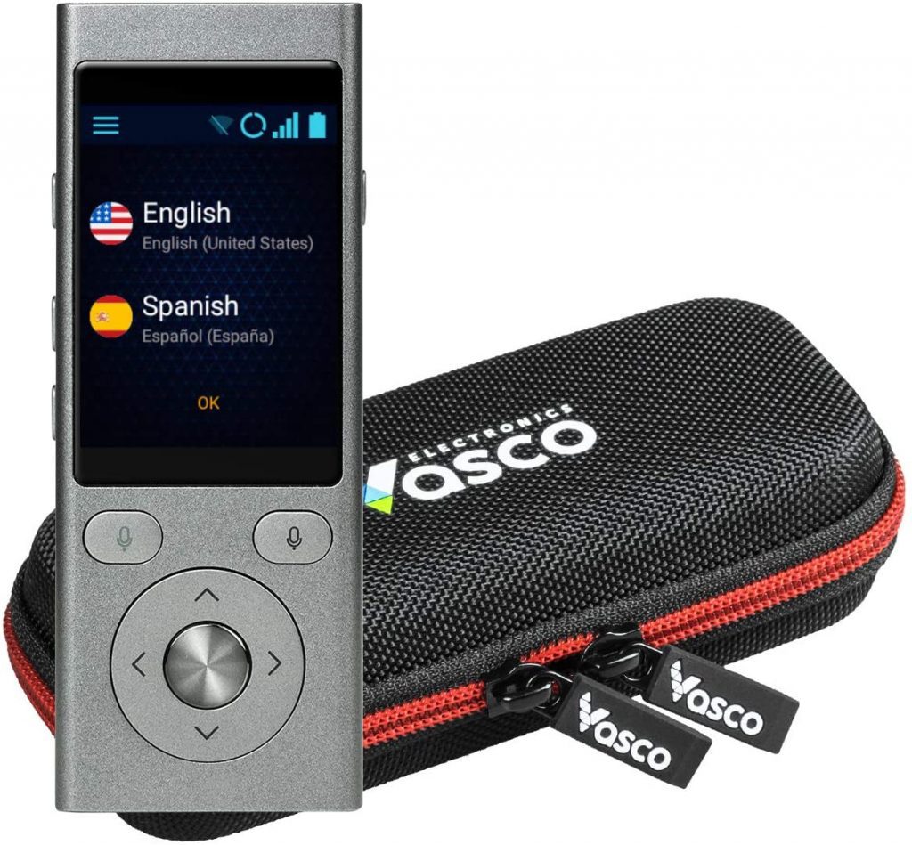 Vasco Mini 2 Traducteur vocal intelligent multilingue Internet gratuit compris