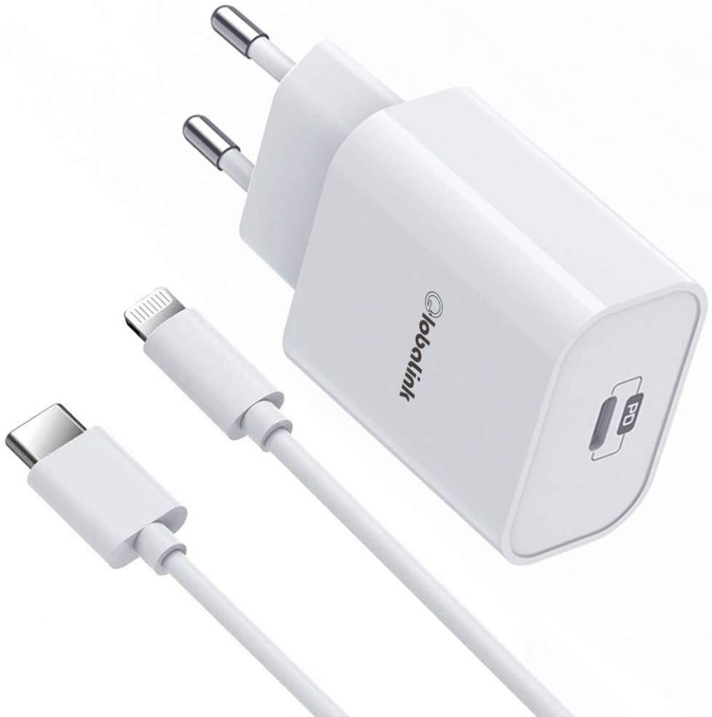 GlobaLink 30W Chargeur Rapide -Certifié MFi- 2M Câble USB C vers Lightning 30W 