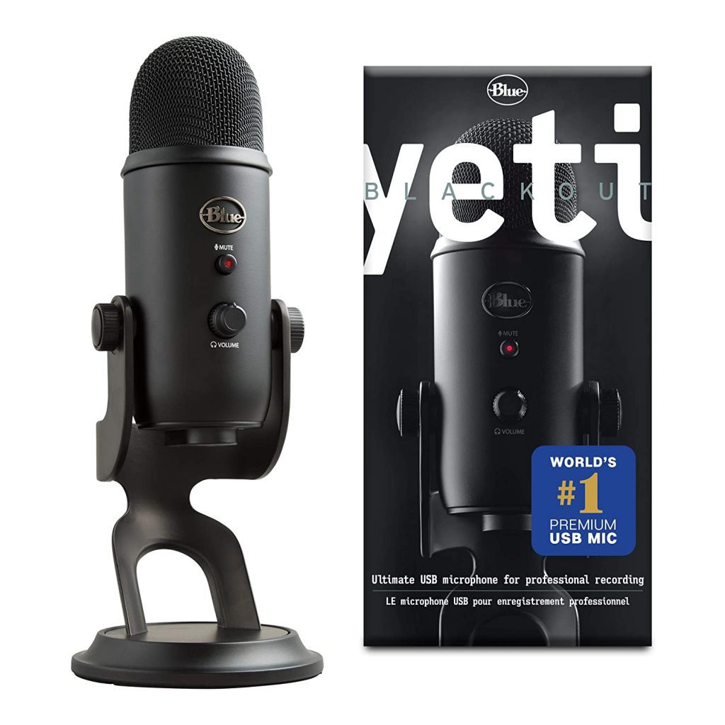 Blue Yeti Microphone USB Professionnel Pour Enregistrement