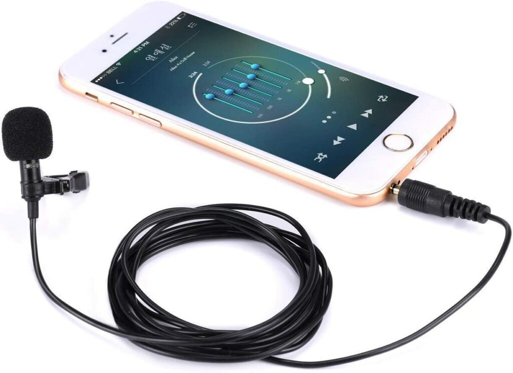 Micro Cravate pour Téléphone, Gyvazla 3.5mm Audio Jack